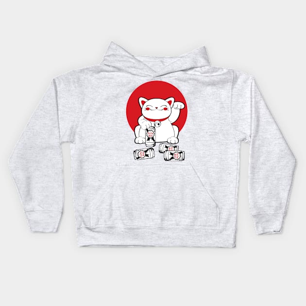 Lucky Beer Kids Hoodie by Thegreen